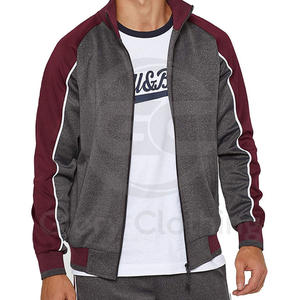 Survêtement homme en coton et polyester, créez votre propre survêtement homme, haut à fermeture éclair, survêtement de jogging pour homme, ensemble 2 pièces - Product Image 4