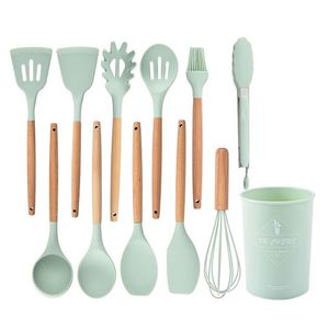 Juego de utensilios de cocina de silicona para chef umite de acero inoxidable antiadherente de 33 piezas - Product Image 1