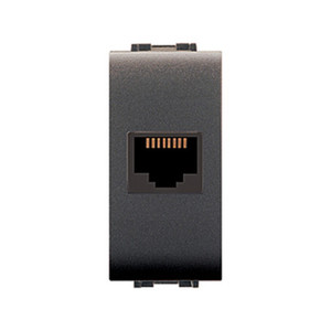 Arte de la vida. 4083 Presa Telefónica Rj45 Plug 8/8 Negra - Product Image 1