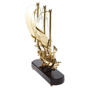 โมเดลเรือหรูหราพร้อมฐานทองเรือไททานิคของตกแต่งชิ้นกลางของตกแต่งภายในเรือสีทอง - Product Image 6