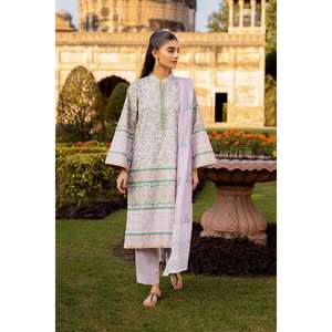 ชุดสูทผ้าลูกฟูกพิมพ์ลาย 3 ชิ้นสำหรับผู้หญิง ตกแต่งกระดุม สไตล์ทางการ - Product Image 5