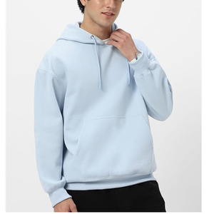 เสื้อฮู้ดดี้ผู้ชายคุณภาพสูง 300 กรัม ทรงโอเวอร์ไซส์ ผ้าฟลีซหนา คอสองชั้น ปักลายเทคนิคพิเศษ สายรูดปรับได้ตามสั่ง - Product Image 1