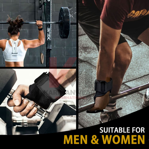 Guantes de Piel de Vacuno Ventilados para Hombre y Mujer, Guantes de Gimnasio para Levantamiento de Pesas, Entrenamiento, Powerlifting, Culturismo, CrossFit - Product Image 6