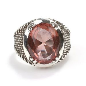 <b>925</b> Sterling <b>Silver</b> Men's <b>Ring</b> with Zultanite Turquoise Oval Stone Fine Jewelry for Everyday Wear and Gifts Rhodium Plating - Product Image 4