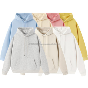 Sudadera de Lujo con Cuello Alto, Sudadera de Algodón Orgánico Grueso de Alta Calidad, Sudadera con Logotipo Personalizado, Sudadera Holgada con Cuello Redondo - Product Image 3