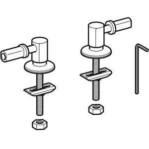 Bisagra Cromada Geberit para Asiento de Inodoro 4U 574400 - Product Image 3