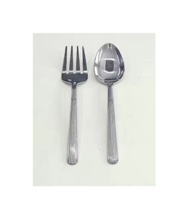 Ensemble de serveur à salade Design de feuilles pour les fêtes de mariage à l'hôtel et au restaurant - Product Image 5