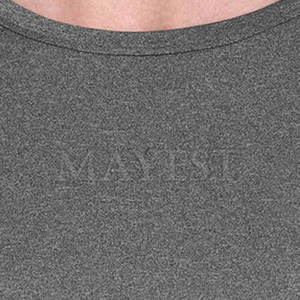 เสื้อออกกำลังกายออกแบบได้ตามต้องการมีสไตล์เข้ารูปยืดหยุ่นลายพื้นขนาดใหญ่เสื้อผ้าแฟชั่นใส่กลางแจ้งระบายอากาศได้1ชิ้น - Product Image 5