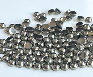 Cabujón con parte posterior plana redonda de hematita natural Calidad AAA de 2mm a 10mm-Hematita suelta Parte posterior plana redonda - Product Image 5