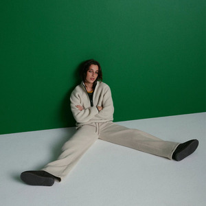 Pantalones de chándal acampanados de lana GSM 300 de Color Beige para mujer más vendidos con cintura elástica pantalones pesados para hombres y mujeres - Product Image 5