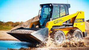 Chargeuse compacte à chenilles de 1179 kg de capacité nominale, moteur diesel robuste de 72 CV, levage radial, engin de chantier avec moteur Yanmar - Product Image 5