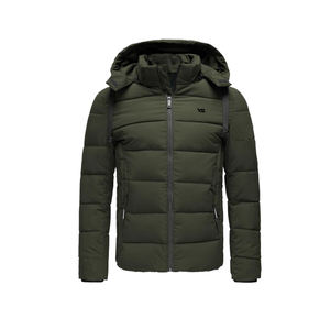 Recién llegado, chaqueta acolchada impermeable con logotipo personalizado y Color, abrigo de burbujas de invierno de nailon Unisex, capucha decorada, estilo bombardero de piel - Product Image 4