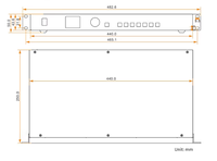 Procesador de vídeo Novastar V760 Controlador de vídeo LED para pantalla de visualización Equipo de sonido de audio