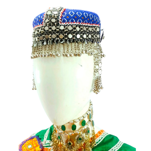 Nouveau design à la mode ethnique décontracté femmes Vintage Kuchi Tribal fait à la main réglable afghan casquettes broderie à la main 100% Polyester - Product Image 4