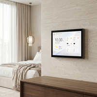 Panel de Control Inteligente para el Hogar Android de 10 Pulgadas, Tablet PoE, Barra de Luz RGB NFC Opcional, Pantalla Táctil Ethernet