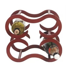 Nouveau support de casier à vin en métal personnalisé fait à la main support de casier à vin de haute qualité élégant pour l'utilisation de bars d'hôtel à la maison - Product Image 1