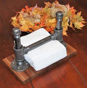 Porte-serviettes en métal classique, accessoire de table élégant pour les événements, les restaurants, les hôtels et les repas en famille, fabriqué à la main en Inde - Product Image 5