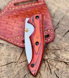 Navaja Plegable de Acero al Carbono Hecha a Mano, Superventas, Supervivencia, Bushcraft, Camping, Multiherramienta, Cuchillo de Bolsillo para Caza - Product Image 5