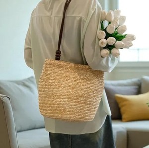 Handmade <b>Straw</b> Woven <b>Beach</b> Tote <b>Large</b> Summer Shoulder <b>Bag</b> - Product Image 1
