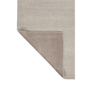 Alfombras de Lana Tejidas a Mano Contour Ivory 9x12, Alfombra de Yute y Algodón Orgánico para el Hogar, Color Sólido, Decoración para Sala de Estar y Pasillo para Adolescentes - Product Image 5