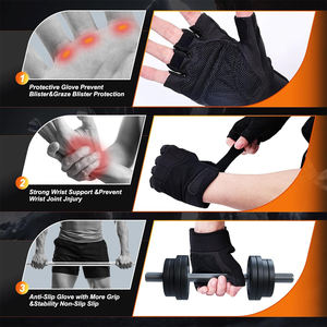 Weight Lifting Gloves, Gym Gloves for Men and <b>Women</b>, Full Palm Protection for Sports, <b>Weightlifting</b>, Training, - Product Image 3
