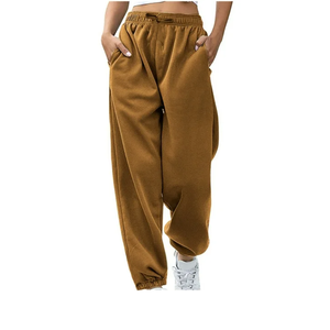 New Arrival Best Quality Custom Cotton Female Joggers Oversized Streetwear Sweatpants Pants <b>Trousers</b> Blank Supplier From BD - Product Image 1