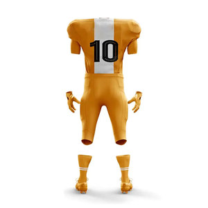 Dernière conception uniforme de maillot de football américain couleur noire et verte uniforme de football américain personnalisé en gros - Product Image 6