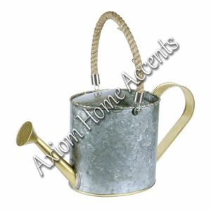 Regadera de acero pulido Diseño contemporáneo para el hogar y el jardín por Axiom Home Accents - Product Image 6