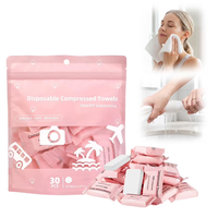 Portable Compressed Disposable Bath Towels, Super Thick Oversized Single Pack Disposable Towels for Travel Hotel Homestay
