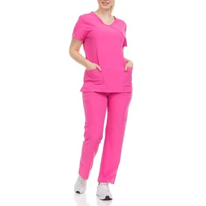 Conjunto de uniforme médico para mujeres personalizable creado para la marca y con estilo como conjuntos de uniformes de hospital sanitario para enfermeras - Product Image 1
