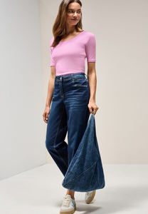 Camiseta formal de verano de alta calidad con cuello redondo y manga corta para mujer - Product Image 5