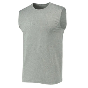 Débardeur de sport pour hommes, Logo personnalisé, emmanchures tombantes, Fitness, Singlet, entraînement, musculation musculaire, débardeur pour hommes - Product Image 1