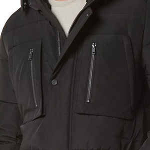 Veste matelassée tendance personnalisée, fabrication en usine, veste matelassée en duvet pour homme, veste matelassée légère - Product Image 6