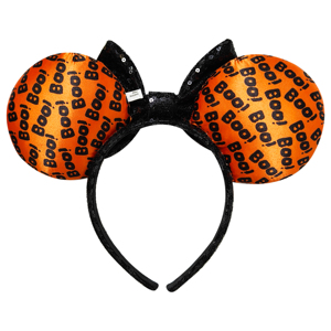 H.E.R ACCESSORIES Sous Licence Disney Minnie Mouse Halloween Oreilles Costume Bandeau Avec Arc et Oreilles De Caractère Arc Orange Âges 3 + - Product Image 3