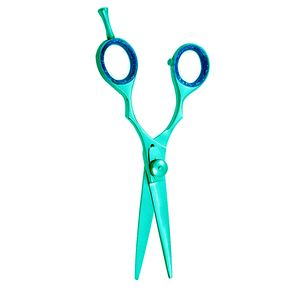 Ciseaux de coiffure de couleur personnalisée de qualité supérieure lames en acier tranchantes avec outil de beauté de repose-doigt réglable pour la coupe de cheveux - Product Image 3