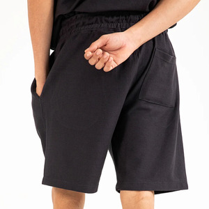 Pantalones Cortos Deportivos Unisex de Lona Sólida de Alta Calidad, con Cordón Ajustable, Transpirables, Antiarrugas, Cintura Elástica - Product Image 5