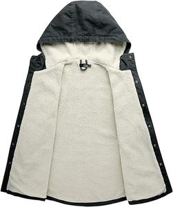 ขายส่ง 2024 แฟชั่นสไตล์คุณภาพสูงลายสก๊อตผู้ชายฤดูหนาว Flannel Zip Up แจ็คเก็ตที่กําหนดเองบุรุษแจ็คเก็ต - Product Image 3