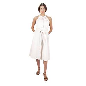 Vestido de Maternidad Casual 100% Algodón con Manga con Volantes y Cuello en V, Transpirable, Ecológico, de Bambú y Spandex, con Cintura Elástica y Diseño a Cuadros para Otoño - Product Image 3