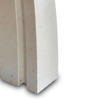 Brique réfractaire en mullite 1750°C, haute résistance au compression (CCS) 100MPa, avec services de soudage et de découpe pour la revêtement des fours à haute température