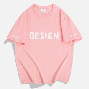 Personalizado de alta calidad impreso logotipo 100% algodón de gran tamaño en blanco liso Casual de talla grande patrón sólido tejido de punto camiseta de los hombres - Product Image 3