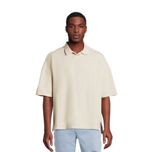 Camiseta de poliéster extragrande para hombre, con logotipo bordado personalizado, tejido de punto liso para golf, estampado completo personalizado, de secado rápido, manga corta - Product Image 2