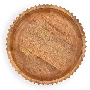 ชามไม้แบบวางเท้าทำด้วยมือทำจากไม้มะม่วงธรรมชาติความจุขนาดใหญ่เป็นมิตรกับสิ่งแวดล้อมผลไม้และสลัดเซิร์ฟเวอร์สำหรับโต๊ะอาหารในบ้าน - Product Image 2