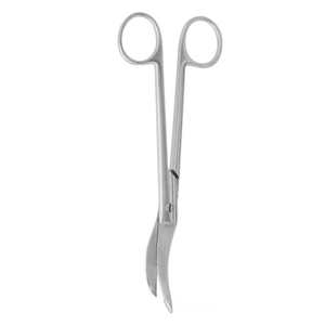 Tijera dentada para episiotomía de Waldmann, instrumento de obstetricia y ginecología de acero inoxidable de 18cm, Tijera para episiotomía de Waldmann - Product Image 2
