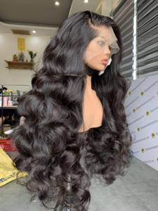 Human Hair Vietnam Donors Hair Wavy Wig Selling Smooth Shiny No <b>Tangle</b> - Product Image 3