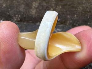 Buffalo Horn Ring Polished Party Ware Jewelry for Wedding Anniversary Hot <b>Sale</b> Color Natural Horn - Product Image 4