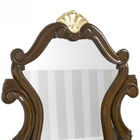 Ensemble de meubles de salle de bain en teck massif de luxe, fabriqué à la main, avec miroir, design traditionnel, écologique et durable, pour chambre à coucher et salon