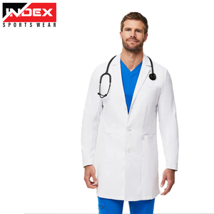 Gran oferta, Blanca Unisex bata de laboratorio de alta calidad, los mejores uniformes de laboratorio para hospitales médicos, bata de enfermera y médico para laboratorios - Product Image 4
