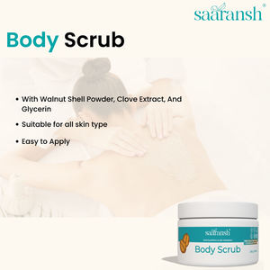 Gommage corporel Saaransh pour une exfoliation douce, un nettoyage en profondeur et une peau lisse et rafraîchie pour une utilisation régulière en soin de la peau - Product Image 4