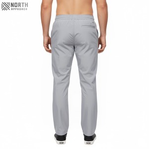 Pantalon de survêtement imperméable coupe-vent brillant avec cordon de serrage Pantalon de survêtement en nylon Baggy personnalisé Pantalon de travail pour hommes Pantalon d'hiver - Product Image 3