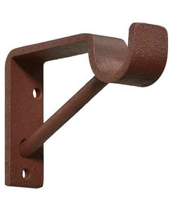 <b>Adjustable</b> Red Metal <b>Curtain</b> <b>Rod</b> Brackets For Easy Installation Window Treatment Support And Elegant Room Decoration Accessories - Product Image 1